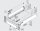 ZIF.74C0 TANDEMBOX antaro Fronthalter, Höhe C, für Innenauszug, links/rechts, seidenweiß oder weißgrau