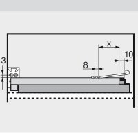 295.5600 TANDEM/MOVENTO Auszugsarretierung