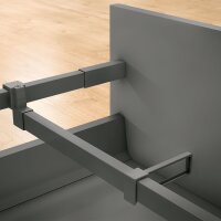 ZRU.01E0 ORGA-LINE Querreling-Aufnahme für TANDEMBOX antaro seidenweiß / weißgrau