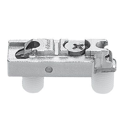 177H5130 CLIP Montageplatte, gerade (20/32 mm), 3 mm, Zink, Einpressen, HV: Exzenter