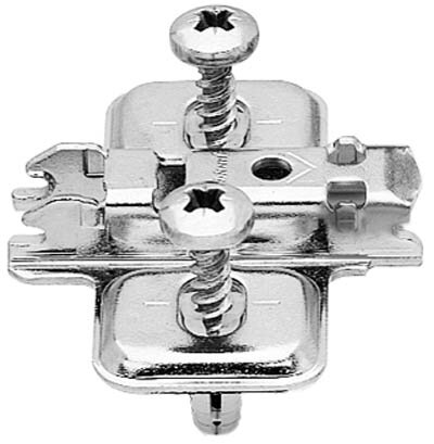 174E6100.01 CLIP Montageplatte, 0 mm, Stahl, EXPANDO, HV: Langloch