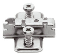 173L8130 CLIP Montageplatte, 3 mm, Stahl, vormontierte...