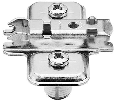 174L6100.05 CLIP Montageplatte, 0 mm, Stahl, Einpressen, HV: Langloch