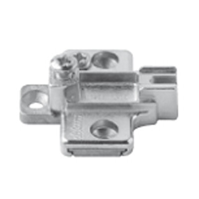 195H7130 MODUL Montageplatte, kreuz, 3 mm, Zink, Spax-Schrauben, HV: 2-teilig