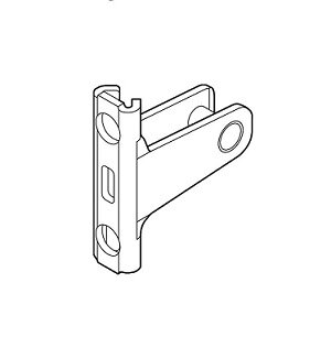 ZF7N7002 LEGRABOX Frontbefestigung für Höhe N Schrauben symmetrisch