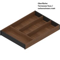 ZC7S450BH3 AMBIA-LINE Besteckeinsatz, für LEGRABOX/MERIVOBOX, Holzdesign, 4 Besteckfächer, NL=450 mm, Breite=300 mm