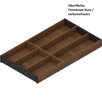 ZC7S550BH3 AMBIA-LINE Besteckeinsatz, für LEGRABOX/MERIVOBOX, Holzdesign, 6 Besteckfächer, NL=550 mm, Breite=300 mm