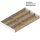 ZC7S550BH3 AMBIA-LINE Besteckeinsatz, für LEGRABOX/MERIVOBOX, Holzdesign, 6 Besteckfächer, NL=550 mm, Breite=300 mm
