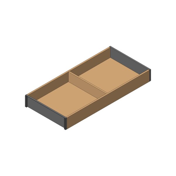 ZC7S450RH2 AMBIA-LINE Rahmen, für LEGRABOX/MERIVOBOX, Holzdesign, NL=450 mm, Breite=200 mm