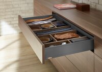 ZC7S450RH2 AMBIA-LINE Rahmen, für LEGRABOX/MERIVOBOX, Holzdesign, NL=450 mm, Breite=200 mm