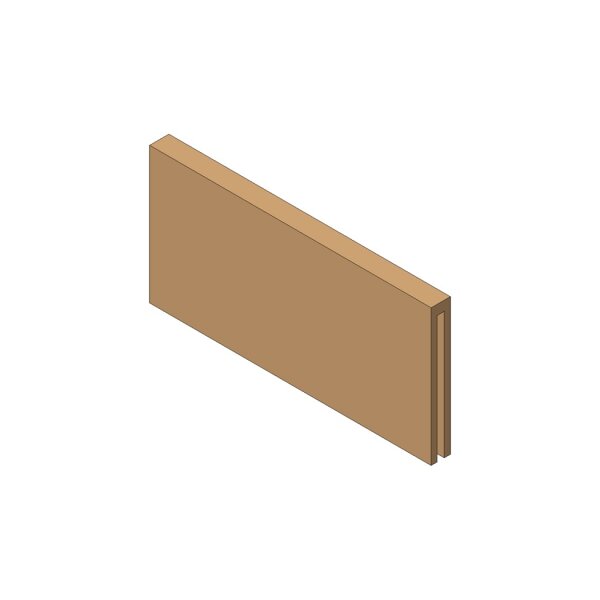 ZC7Q010SH AMBIA-LINE Querteiler, für LEGRABOX/MERIVOBOX Holzdesign, Rahmenbreite 100mm