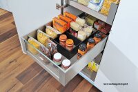 ZC7F400RSP AMBIA-LINE Rahmen für Frontauszug LEGRABOX/MERIVOBOX, Stahl, ab NL=400 mm, Breite=218 mm