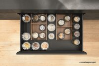 ZC7F400RHP AMBIA-LINE Rahmen für Frontauszug LEGRABOX/MERIVOBOX, Holzdesign, ab NL=400 mm, Breite=218 mm