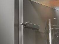 956.1004 TIP-ON für Türen Kurzversion, bis Höhe 130cm, inkl. Haftplatten, Ausstoßweg 17mm,  platingrau