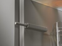 956A1004 TIP-ON für Türen Langversion, ab Höhe 130cm, inkl. Haftplatten, Auslöseweg 1,5mm,  platingrau