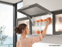 20K1301 AVENTOS HK-XS Hochklappe, Kraftspeicher, LF=500-1500 (Kraftspeicher einseitig)