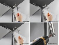 20K1301T Aventos HK-XS TIP-ON für Hochklappen Leistungsfaktor 500-1200