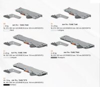 T60L7540 TIP-ON BLUMOTION Einheit für LEGRABOX/MOVENTO, Typ L3, NL=350-600 mm, 15-40 kg, li/re inkl. Adapter