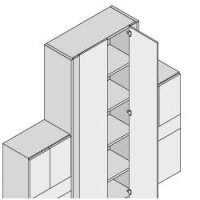 79T9550 CLIP top Stollenscharnier 95°, mit Feder, Topf: Schrauben