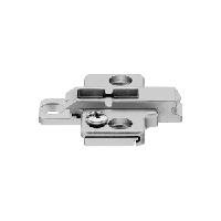 175H7100 CLIP Montageplatte, 0 mm, Zink, Spax-Schrauben, HV: 2-teilig