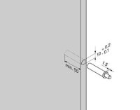 970.1002 BLUMOTION, zum Einbohren, griffseitig, Kunststoff