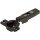 70T9550OX onyx, CLIP top Profiltürscharnier 95°, gerade, ohne Feder, Topf: Schrauben, onyxschwarz