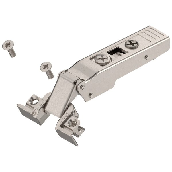 72T550A.TL CLIP top Alurahmenscharnier 120°, Eckanschlag, ohne Feder, Topf: Schrauben, 72T550A.TL