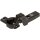70T9750.TLOX onyx CLIP top Profiltürscharnier 95°, 18mm gekröpft, ohne Feder, Topf: Schrauben, onyxschwarz