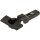 70T9690BTLOX onyx CLIP top Profiltürscharnier 95°, 9,5mm gekröpft, mit Feder, Topf: Inserta, onyxschwarz