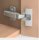 74T1790BTL CLIP top Standardscharnier 107°, hochgekröpft, ohne Feder, Topf: INSERTA