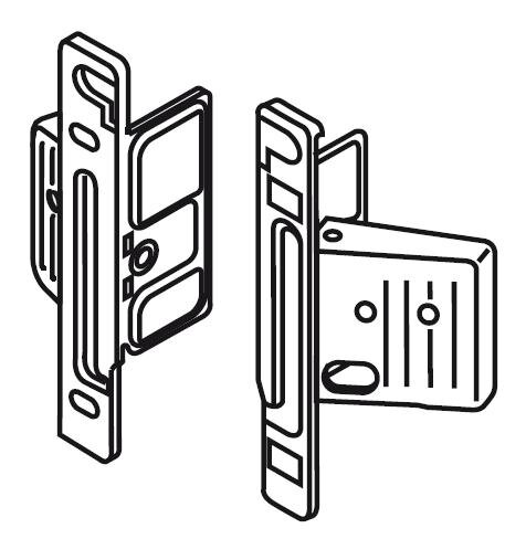 ZSF.1200 CLIP-Frontbefestigung, links/rechts, Schraub-/Pressversion/EXPANDO, für blum METABOX M/K/H
