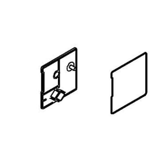 ZAA.3700 Abdeckkappen CLIP-Frontbefestigung blum METABOX 320M/K/H