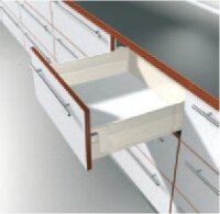 320H5000C blum METABOX Stahlzarge H = 150mm, Teilauszug, 25 kg, NL=500 mm, Schraubversion