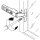 71T950A CLIP top Alurahmenscharnier 95°, Eckanschlag, mit Feder, Topf: Schrauben