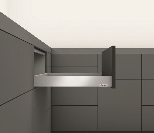 770N5502S blum LEGRABOX pure, polarsilber matt  Zarge N=66,3mm,  NL=550 mm
