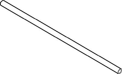 ZRG.1104U ORGA-LINE Querrelingstange für METABOX,  bis KB=1200 mm, zum Ablängen, cremeweiß