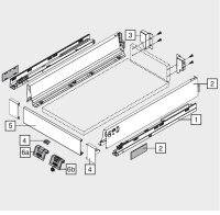 TANDEMBOX intivo Fronthalter, Höhe M, für...