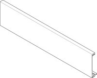 Z31L1036A TANDEMBOX antaro Vorderstück ohne Nut, bis...