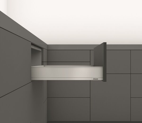 770M4002S blum LEGRABOX pure, polarsilber matt Zarge M=90,3mm, NL=400 mm