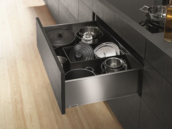 770C4502I blum LEGRABOX pure, Inox  Zarge C=176,8mm, NL=450 mm